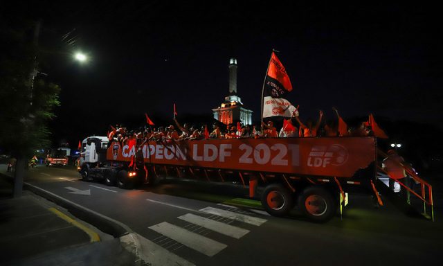 El Cibao FC festeja su corona en Santiago