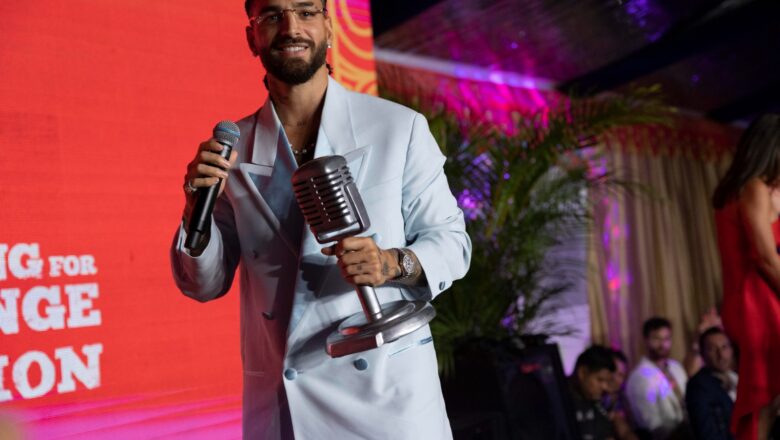 Maluma, homenajeado por usar la música para un cambio positivo