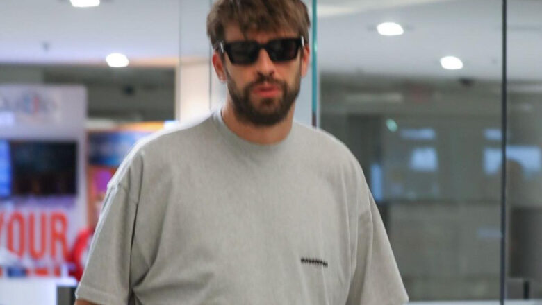 Piqué ha venido a Miami a ver a sus hijos y los sorprende con panzas