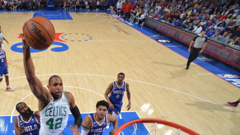 Al Horford bailó con los 76ers a pesar de la derrota de los Celtics