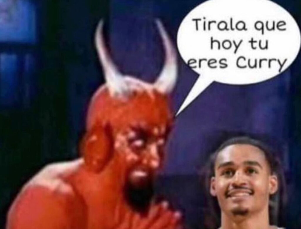 Así reaccionó Stephen Curry al tiro fallido de Jordan Poole