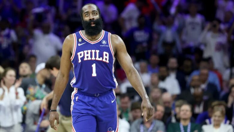 Harden da la vencimiento a los 76ers sobre los Celtics con un renombrado triple