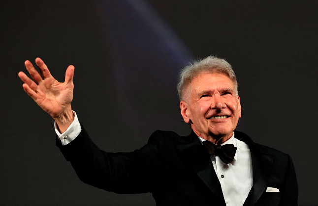 Harrison Ford recibe la Palma de Oro en el Festival de Cine de Cannes