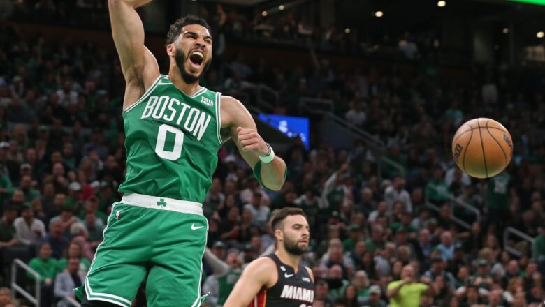 Los Celtics vencen al Heat y disfrutan la oportunidad de hacer historia