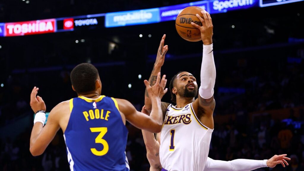 Lakers apabulla a Warriors y se ponen arriba en los NBA Playoffs