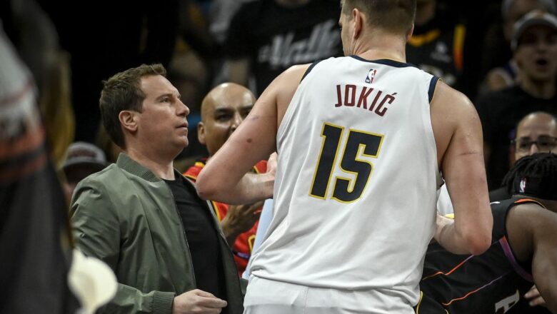 Nikola Jokic empujó al dueño de los Phoenix Suns a sentarse