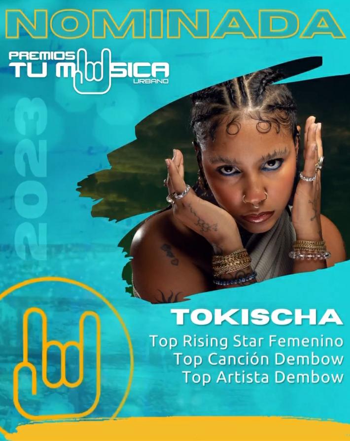 Tokischa se convierte en la cantante dominicana con más nominaciones en ...