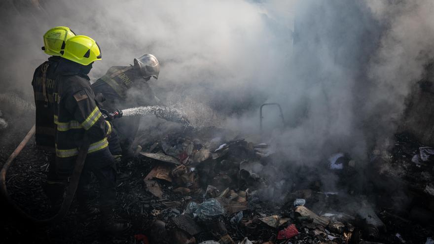 Un mercado público es devastado por un incendio en Haití