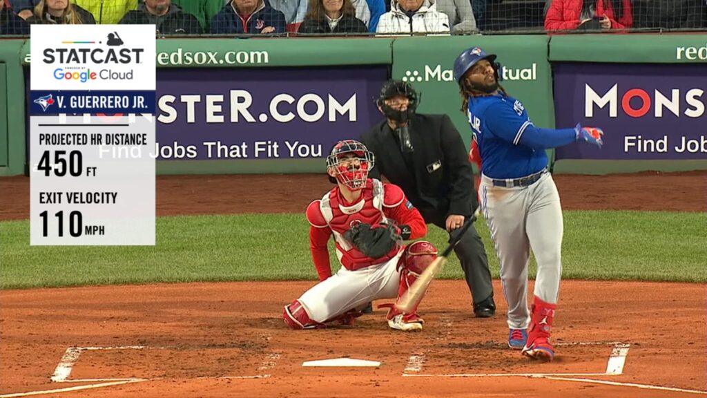 Vladimir Guerrero Jr. dejó pequeño al monstruo verde