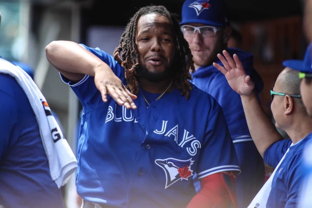 Así son las bromas de Vladimir Guerrero Jr con sus compañeros