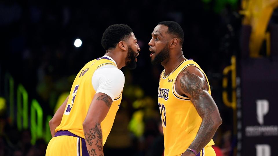 Con LeBron: Lakers lesionados para el Juego 2 vs.  guerreros