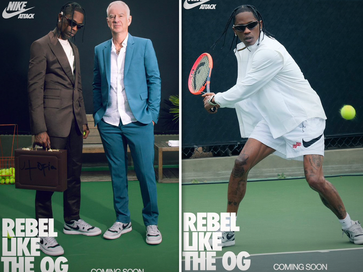 Travis Scott y John McEnroe para el Nike Mac Attack