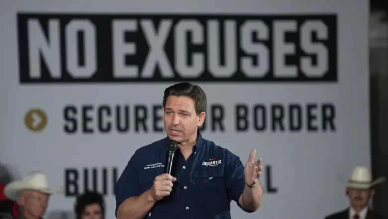 DeSantis presenta una política de fronteras e inmigración similar a la de Trump