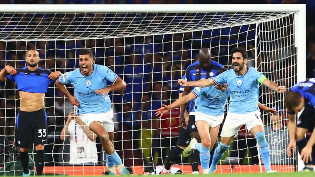 Manchester City logra su primera Champions League con un gol