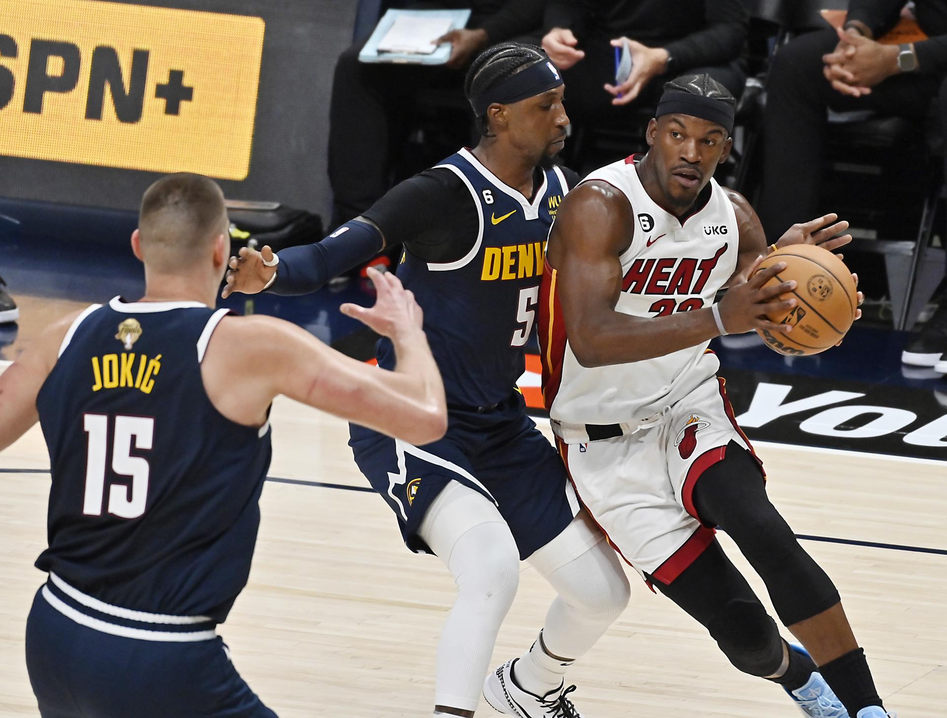 Los Miami Heat empatan 1-1 las Finales ante los Denver Nuggets