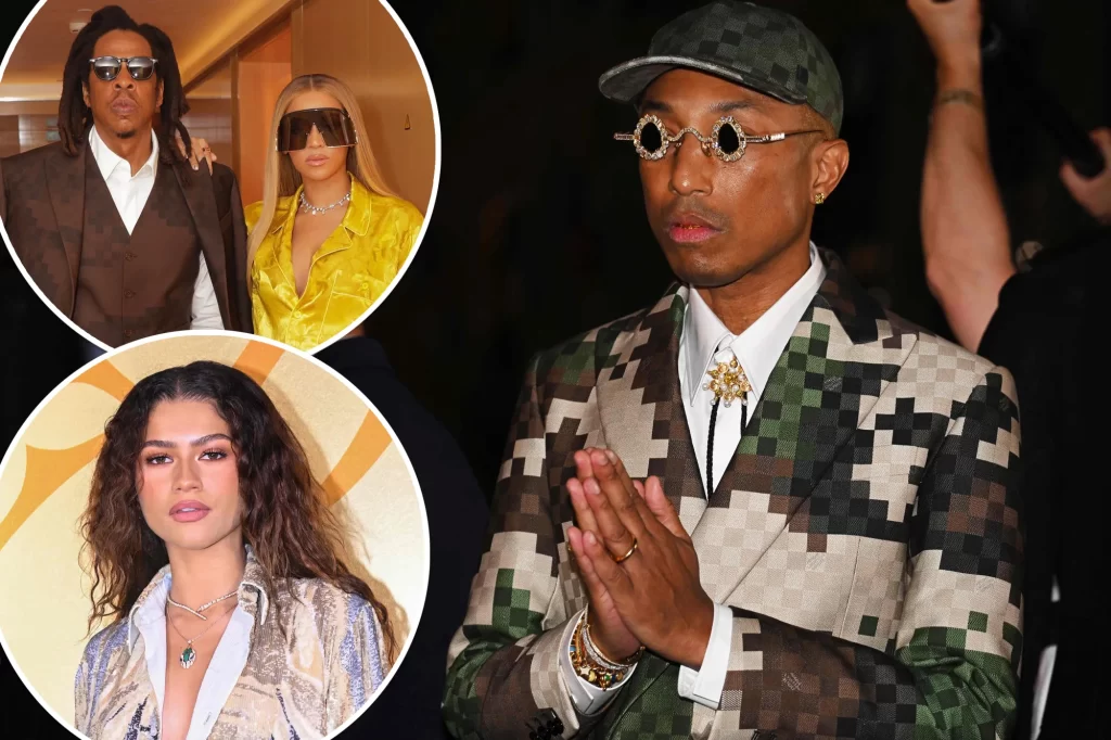 Pharrel Williams reune un derroche de celebridades en desfile de Louis Vuitton