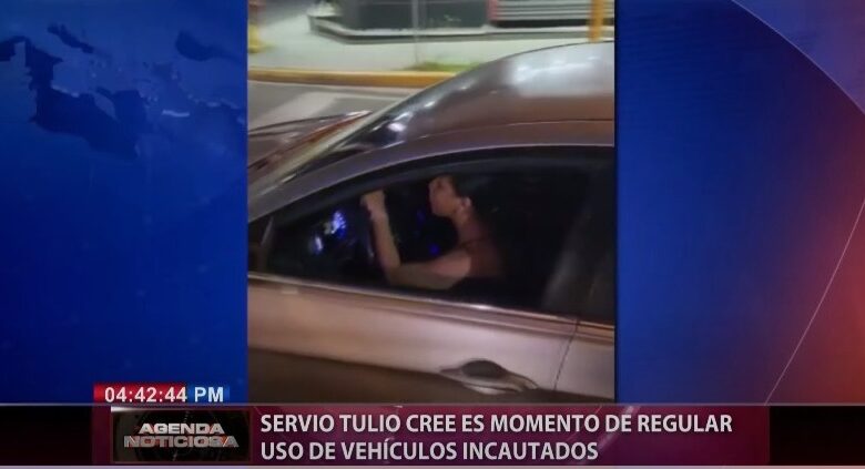 Servio Tulio cree que llegó el momento de regular el uso de los vehículos incautados