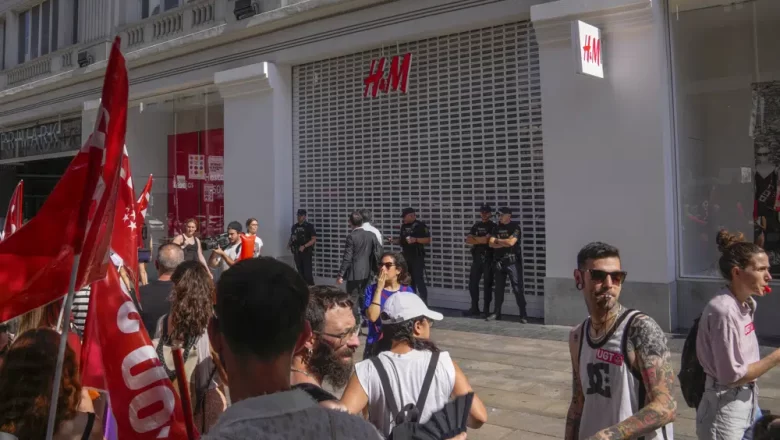 Trabajadores de H&M se declaran en huelga y cierran comercios en España