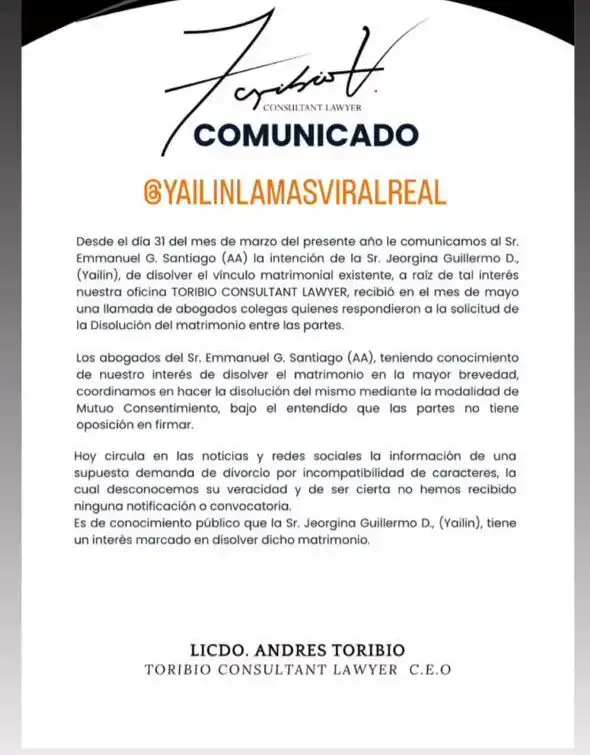 Yailin La Más Viral solicitó el divorcio de Anuel AA en marzo