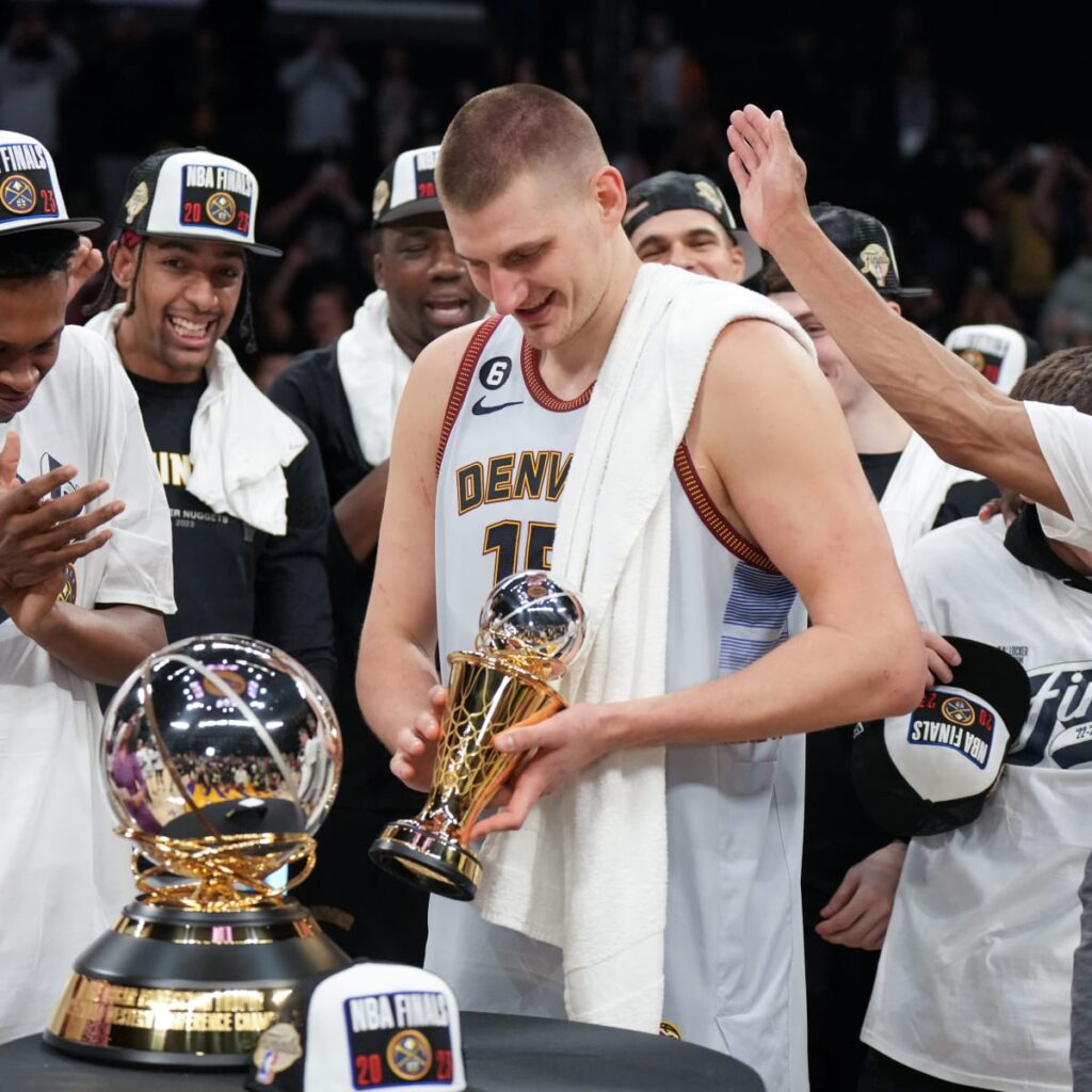 ¡Insólito! Nikola Jokić perdió el trofeo de MVP de las Finales NBA