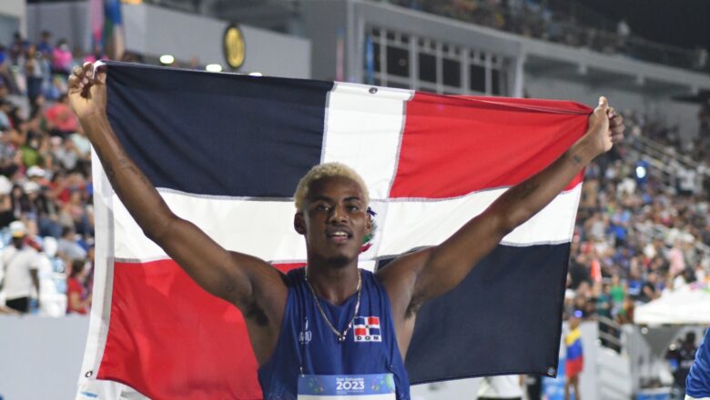 Alexander Ogando deseo oro en los 200m masculinos en San Salvador 2023