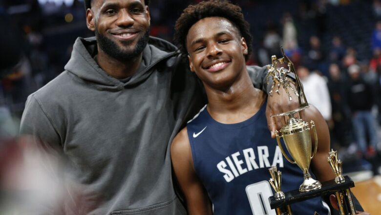 Bronny James recibe entrada del hospital