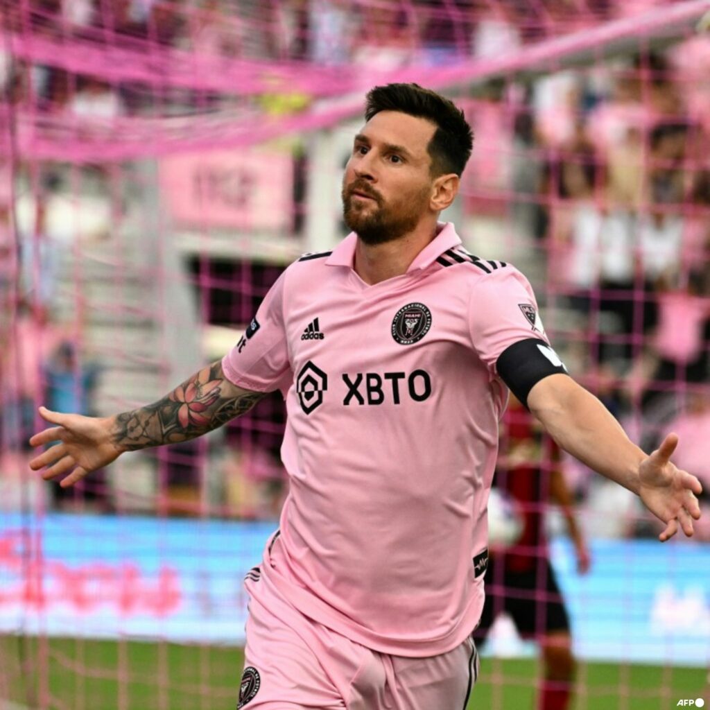 Messi anota doblete e Inter Miami golea al Atlanta United