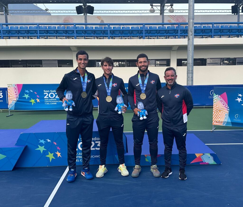 RD gana oro en Copa de Naciones de Tenis en San Salvador