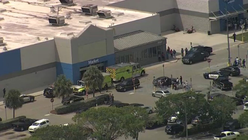 Un muerto y dos heridos durante un tiroteo en un local de Walmart en Florida