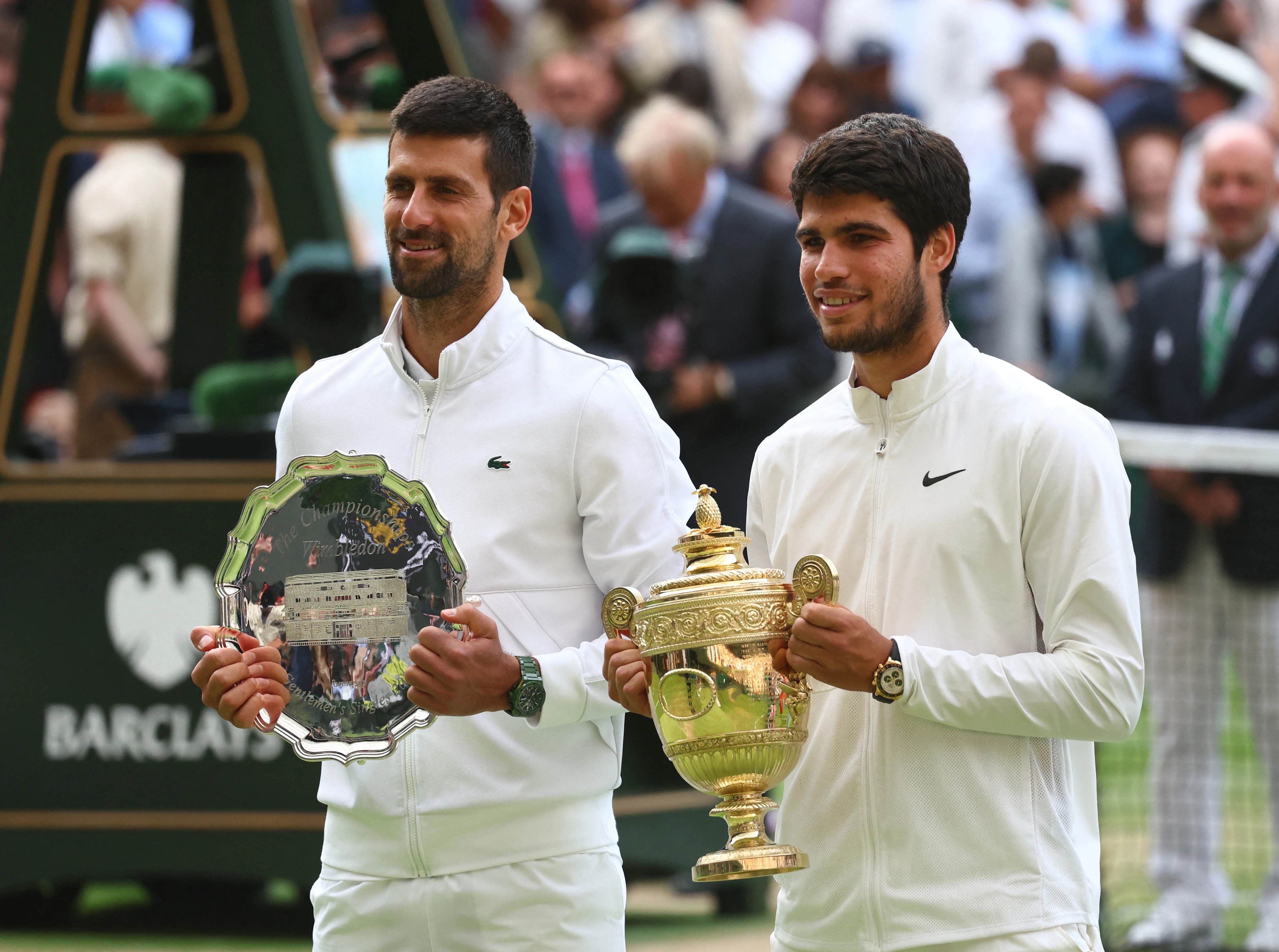 Carlos Alcaraz derrotó a Novak Djokovic para proclamarse campeón de Wimbledon por primera vez en su historia