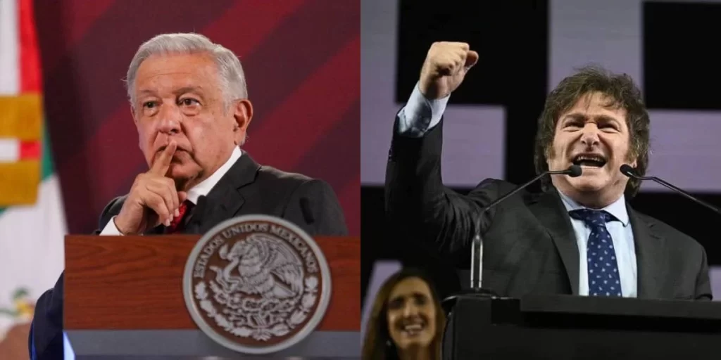 AMLO recuerda a Hitler al comentar el triunfo de Javier Milei en Argentina