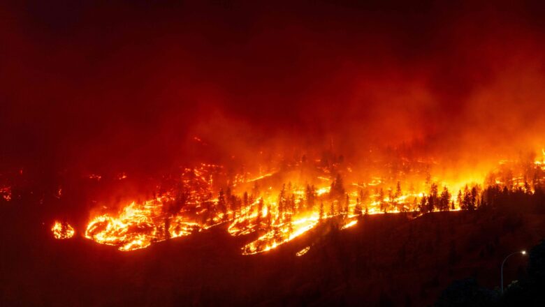 El oeste de Canadá declara el estado de emergencia en presencia de el crecimiento de los incendios