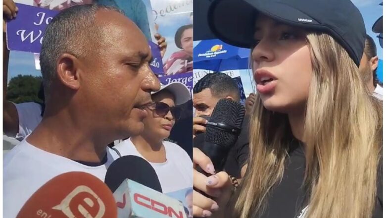 Manifestaciones en Plaza de la Bandera por condenas a acusados crimen Leslie Rosado