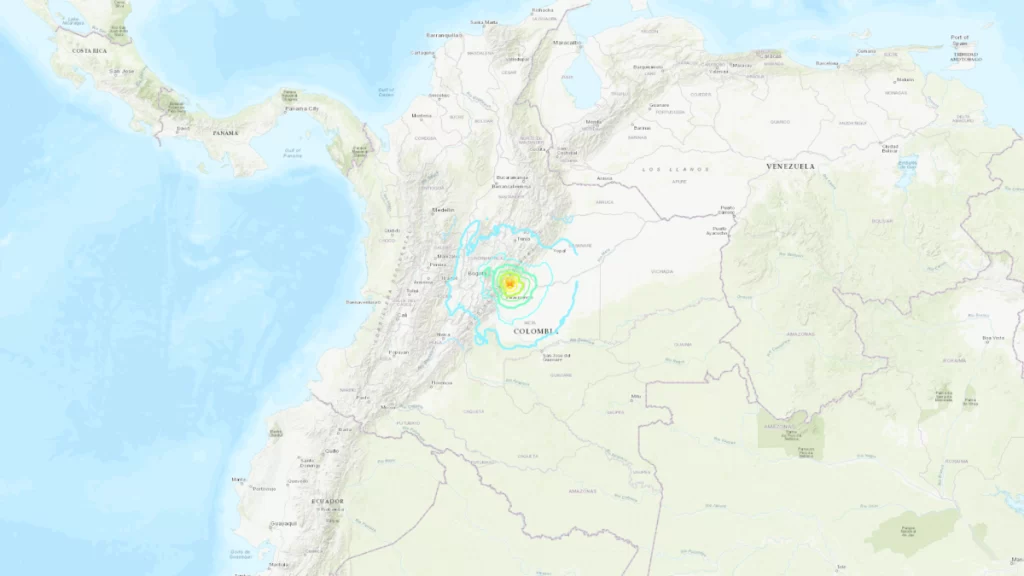 Reportan nuevo sismo de magnitud 5.1 horas después del gran terremoto en Colombia