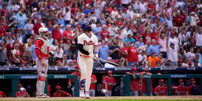 Bryce Harper conecta HR número 300 de por vida y se lo gozó