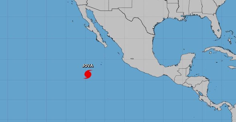 Jova se convierte en un huracán de categoría 5 frente a México